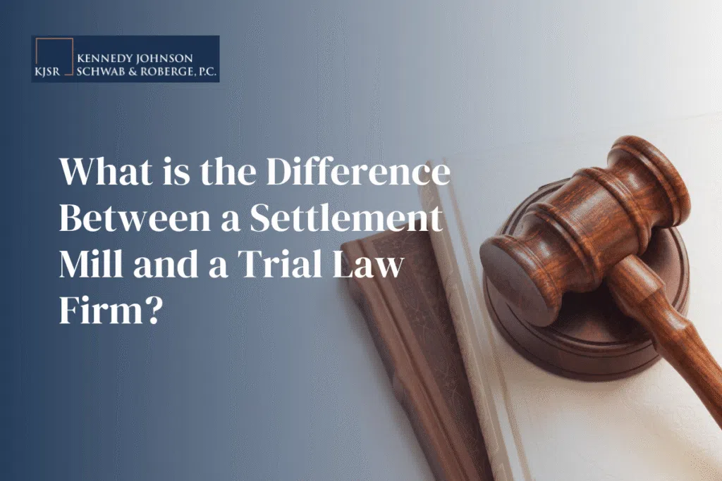 What is the Difference Between a Settlement Mill and a Trial Law Firm